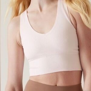 Athleta Aurora Seamless Crop Rib Tank Size Small